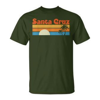 70S 80S Ca City Santa Cruz S T-Shirt - Seseable