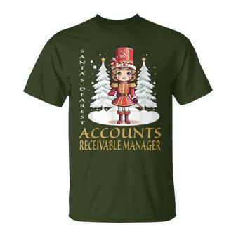 Accounts Receivable Manager Christmas Female Nutcracker T-Shirt | Mazezy