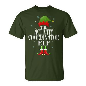 Activity Coordinator Elf Xmas Family Matching T-Shirt - Seseable