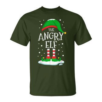 The Angry Elf Christmas Family Matching Xmas Group T-Shirt - Monsterry DE