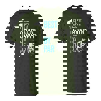 Best Grandpa By Par For Golf Fathers Day Birthday Christmas T-Shirt - Thegiftio UK
