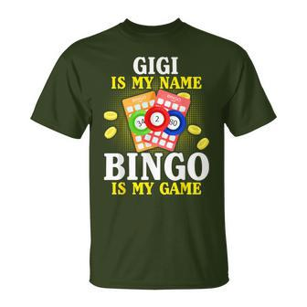 Bingo Gigi Is My Name Christmas Xmas T-Shirt - Monsterry DE