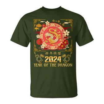 Chinese Dragon New Year 2024 Year Of The Dragon Christmas T-Shirt | Seseable UK