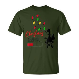 Christmas 2023 Loading Cowboy Lights T-Shirt - Monsterry UK