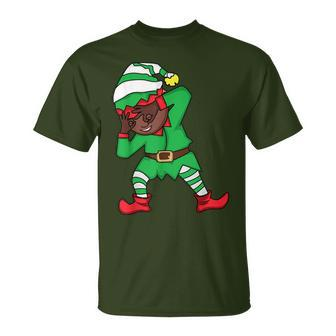 Christmas African American Elf Griddy Dance T-Shirt - Monsterry DE