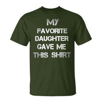 Christmas For Dad From Daughter To Father Bday T-Shirt - Monsterry UK