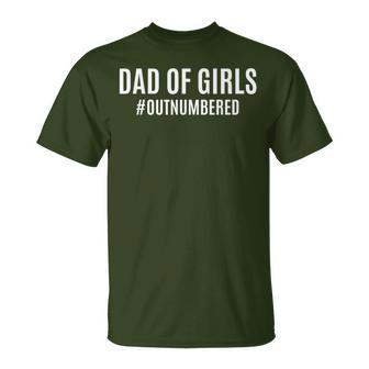 Christmas From Daughter Dad Of Girls Outnumbered T-Shirt - Thegiftio UK