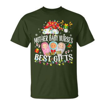 Christmas Mother Baby Nurse Rn Wrap The Best Xmas T-Shirt - Monsterry DE