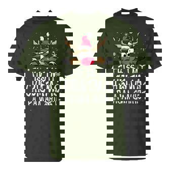 This Is My Christmas Pajama Christmas Reindeer T-Shirt - Monsterry