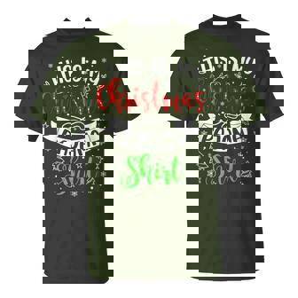 This Is My Christmas Pajama Xmas Matching Family Christmas T-Shirt - Monsterry