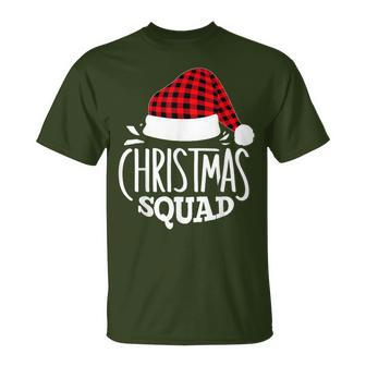 Christmas Squad Family Group Matching Christmas Pajama Party T-Shirt | Mazezy