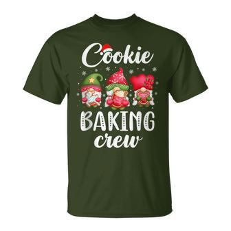 Cooking Lover Christmas Gnomes Cookie Baking Crew Pajamas T-Shirt | Mazezy CA