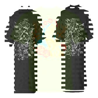 Crâne De Santa Muerte T-Shirt - Cadeauxyz