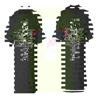 Croix Santa Muerte T-Shirt - Cadeauxyz