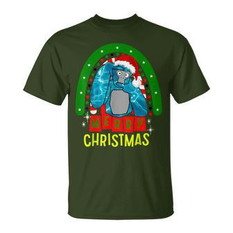 Cute Gorilla Monke Tag Vr Gamer Holidays Christmas Day T-Shirt - Thegiftio UK