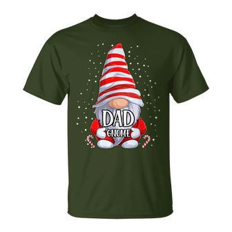 Dad Gnome Christmas Pajamas Matching Family Group T-Shirt - Thegiftio UK