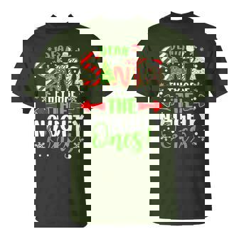 Dear Santa They Are The Naughty Ones Christmas T-Shirt - Seseable