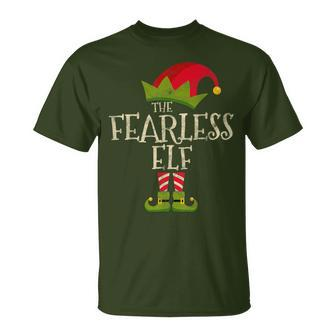 Easy The Fearless Elf Costume Family Group Christmas T-Shirt - Monsterry DE