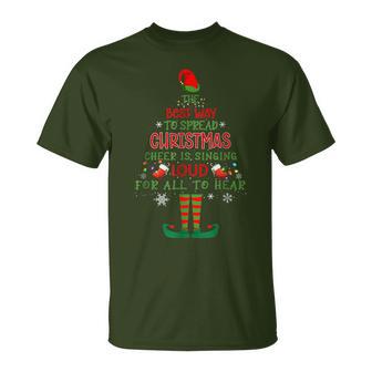 Elf Christmas The Best Way To Spread Christmas Cheer T-Shirt - Monsterry AU