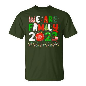 Family Matching Xmas Holidays Christmas 2023 Santa Elf T-Shirt | Mazezy
