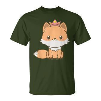 Fox Prince Cute Animal Christmas T-Shirt - Monsterry UK