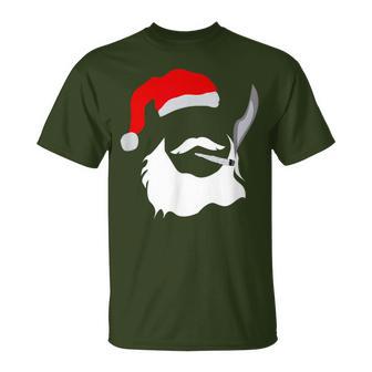 Face Santa Clause Smoking Weed Christmas Marijuana T-Shirt - Monsterry DE