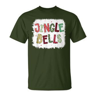 Jingle Bells Christmas Family Pajama Bleach Xmas T-Shirt - Monsterry AU