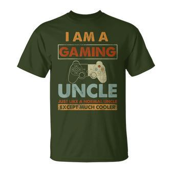Gaming Uncle Birthday And Christmas Matching Gamer T-Shirt - Thegiftio UK