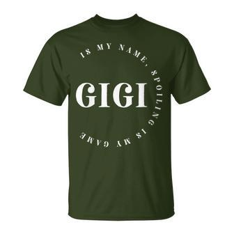 Gigi Is My Name Spoiling Is My Game Christmas T-Shirt - Monsterry