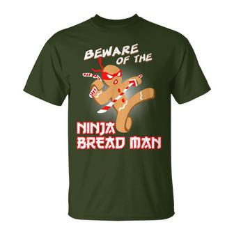 Ginjas Gingerbread Ninjas Holiday Christmas T-Shirt - Monsterry UK