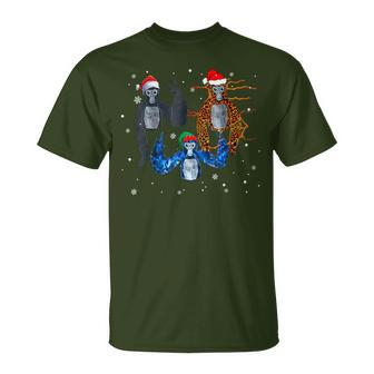 Gorilla Christmas Monke Tag Vr Game Gamer Adults Ns T-Shirt | Mazezy
