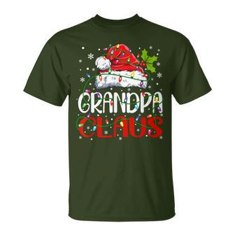 Grandpa Claus Christmas Santa Matching Family Xmas Pajamas T-Shirt | Seseable CA