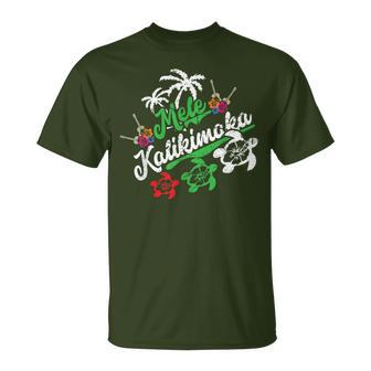 Hawaii Mele Kalikimaka Hawaiian Merry Christmas T-Shirt - Monsterry UK