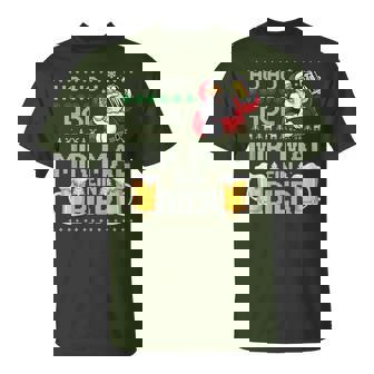 Ho Ho Hol Mir Mal Ein Bier Ugly Christmas Sweater T-Shirt - Seseable