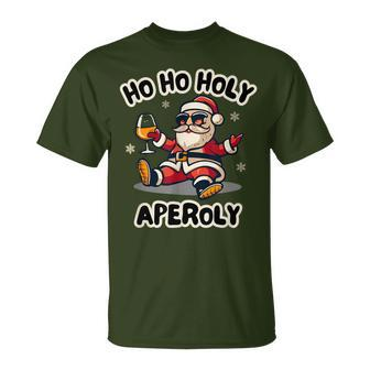 Ho Ho Holy Aperoly Christmas Spritz Aperoli T-Shirt - Seseable