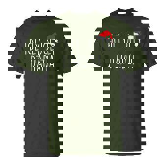 Holly Jolly Dziadzia Cute Holiday Christmas T-Shirt - Monsterry