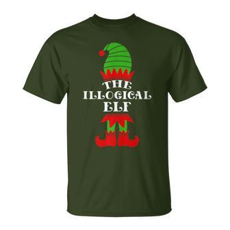 The Illogical Elf Christmas Matching Family Coworker Group T-Shirt - Monsterry DE