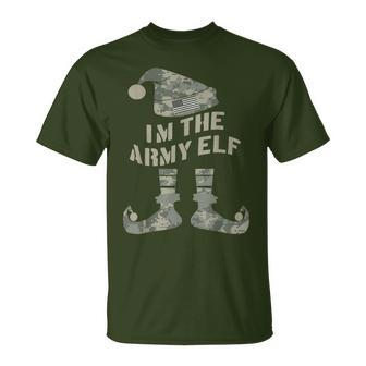 I'm The Army Elf Camo Christmas Santa Military Helper T-Shirt - Monsterry UK