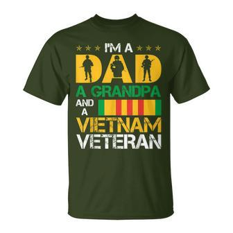 I'm A Dad A Grandpa And A Vietnam Veteran Christmas T-Shirt - Monsterry UK