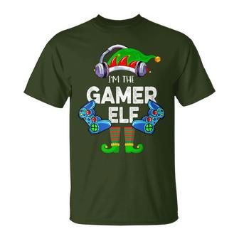 I'm Gamer Elf Christmas Xmas Holiday Elf Matching T-Shirt | Mazezy