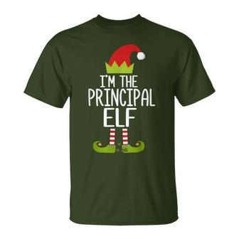 I'm The Principal Elf Christmas Family Costume T-Shirt - Monsterry DE