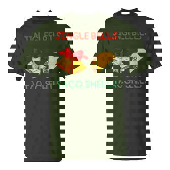 Jingle Bells Taco Shells Christmas Cute Tacos Foodie T-Shirt | Seseable CA