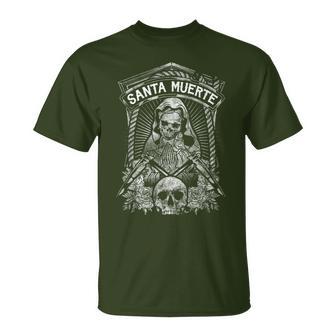 La Santa Muerte Mexican Grim T-Shirt - Seseable