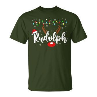 Most Likely To Try Ride Rudolph Couples Christmas Meme T-Shirt - Monsterry