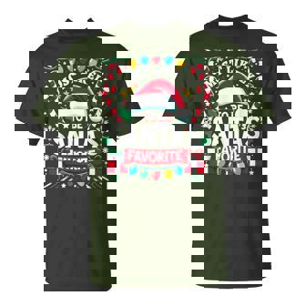 Matching Most Likely To Christmas Be Santa's Favorite Top T-Shirt - Thegiftio