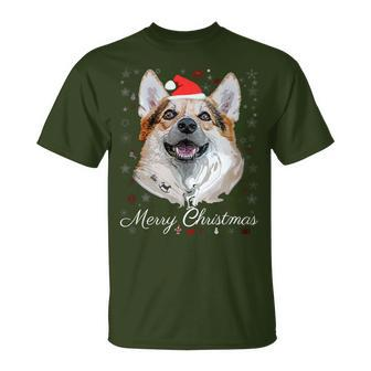 Merry Christmas Corgi Santa Dog Ugly Christmas Sweater T-Shirt - Monsterry