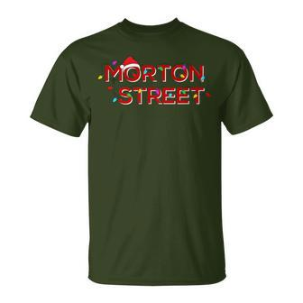 Morton Street Christmas T-Shirt | Mazezy