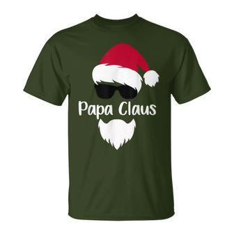 Papa Claus Christmas Santa Costume Matching Family Xmas T-Shirt - Monsterry UK