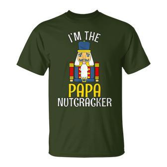 Papa Nutcracker Costume Matching Family Pjs Christmas T-Shirt - Monsterry DE