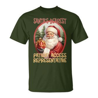 Patient Access Representative Christmas Holiday Love Xmas T-Shirt - Monsterry DE